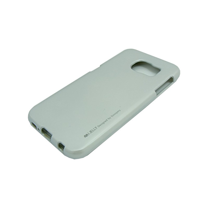 Etui Futerał Mercury i-JELLY METAL na telefon Samsung Galaxy S6 G920 srebrne