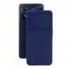 Etui SILICONE LENS na telefon OPPO A16 / A16s / A54s / A55 5G granatowe
