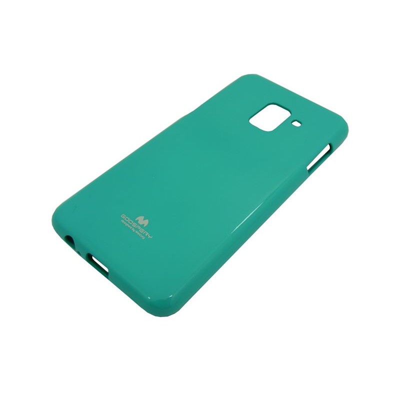 Etui Futerał Mercury JELLY na telefon Samsung Galaxy A5 2018 A530 / A8 2018 miętowe