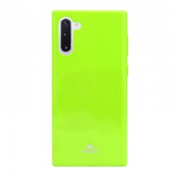 Etui Futerał Mercury JELLY na telefon Samsung Galaxy Note 10 N970 limonkowe