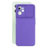 Etui SILICONE LENS na telefon Realme C35 RMX3511 / Narzo 50A Prime RMX3516 fioletowe