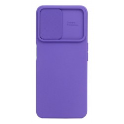 Etui SILICONE LENS na telefon Realme C35 RMX3511 / Narzo 50A Prime RMX3516 fioletowe