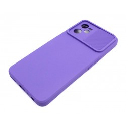 Etui SILICONE LENS na telefon Realme C35 RMX3511 / Narzo 50A Prime RMX3516 fioletowe