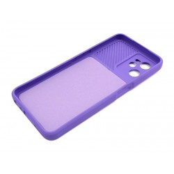 Etui SILICONE LENS na telefon Realme C35 RMX3511 / Narzo 50A Prime RMX3516 fioletowe