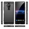 Etui Bumper Carbon Lux na telefon Sony Xperia Pro-1 czarne