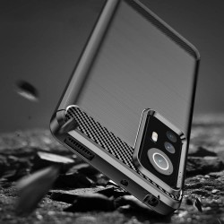 Etui Bumper Carbon LUX na telefon Xiaomi 12 / 12X czarne