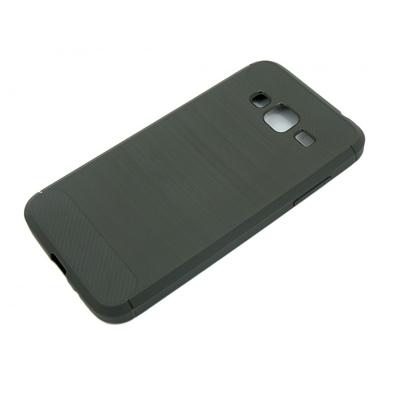 Etui Bumper Carbon Lux na telefon Samsung Galaxy J3 2016 J320 szare