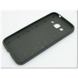 Etui Bumper Carbon Lux na telefon Samsung Galaxy J3 2016 J320 szare