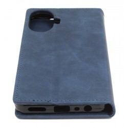 Etui Smart Retro na telefon Realme C55 RMX3710 granatowe
