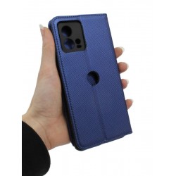 Etui Smart Magnet na telefon motorola edge 30 fusion 5G XT2243 / moto s30 pro 5G granatowe