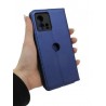 Etui Smart Magnet na telefon motorola edge 30 fusion 5G XT2243 / moto s30 pro 5G granatowe
