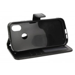 Etui Smart Crazy na telefon CATERPILLAR CAT S52 czarne