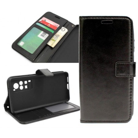 Etui Smart Crazy na telefon Vivo X60 Pro V2047A czarne