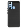 Etui Bumper Carbon LUX na telefon Infinix Hot 20i X665E / 12i X665 X665B czarne