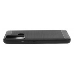 Etui Bumper Carbon LUX na telefon Infinix Hot 20i X665E / 12i X665 X665B czarne