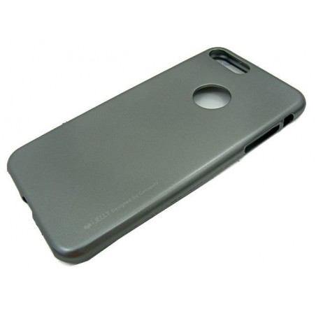 Etui Futerał Mercury i-JELLY METAL na telefon Apple iPhone 7+ A1661 / 8+ A1864 szare
