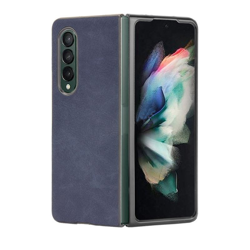 Etui Smart Leather na telefon Samsung Galaxy Z Fold 3 5G F926 granatowe