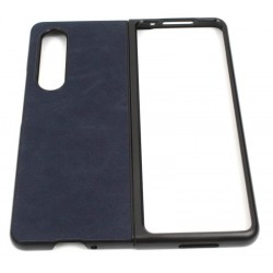 Etui Smart Leather na telefon Samsung Galaxy Z Fold 3 5G F926 granatowe
