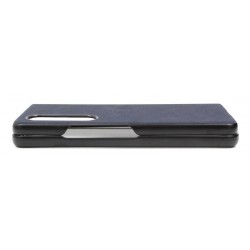 Etui Smart Leather na telefon Samsung Galaxy Z Fold 3 5G F926 granatowe