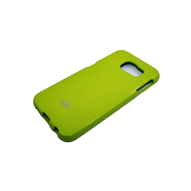 Etui Futerał Mercury JELLY na telefon Samsung Galaxy S6 G920 limonkowe