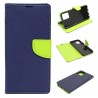 Etui Fancy Diary na telefon Vivo Y01 V2118 / Y15A / Y15S granatowe