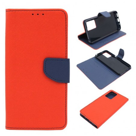 Etui Fancy Diary na telefon Xiaomi Redmi 10 5G / Note 11e / POCO M4 5G czerwone