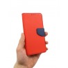 Etui Fancy Diary na telefon Xiaomi Redmi 10 5G / Note 11e / POCO M4 5G czerwone