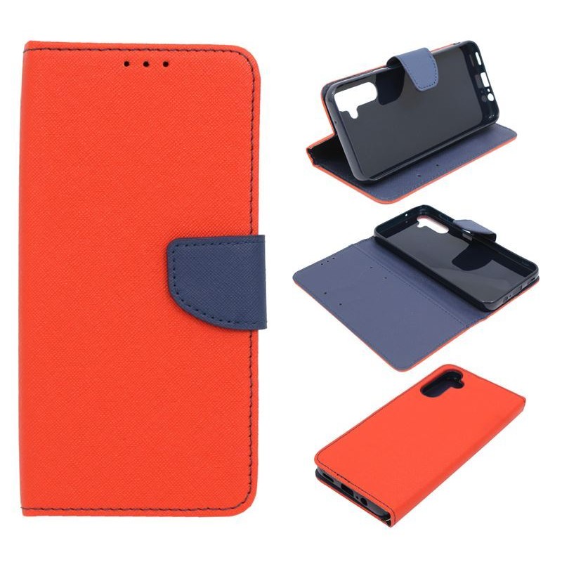 Etui Fancy Diary na telefon Samsung Galaxy A34 5G A346 czerwone