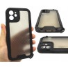 ETUI PANCERNE PROTECT SHIELD na telefon Apple iPhone 12 A2172 czarne ze smyczą