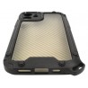 ETUI PANCERNE PROTECT SHIELD na telefon Apple iPhone 12 A2172 czarne ze smyczą