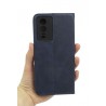 Etui Smart Lichi na telefon Vivo Y76 5G V2124 / Y76s 5G V2156A / Y74s 5G V2009A granatowe