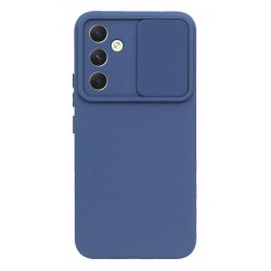 Etui SILICONE LENS na telefon Samsung Galaxy A54 5G A546 granatowe