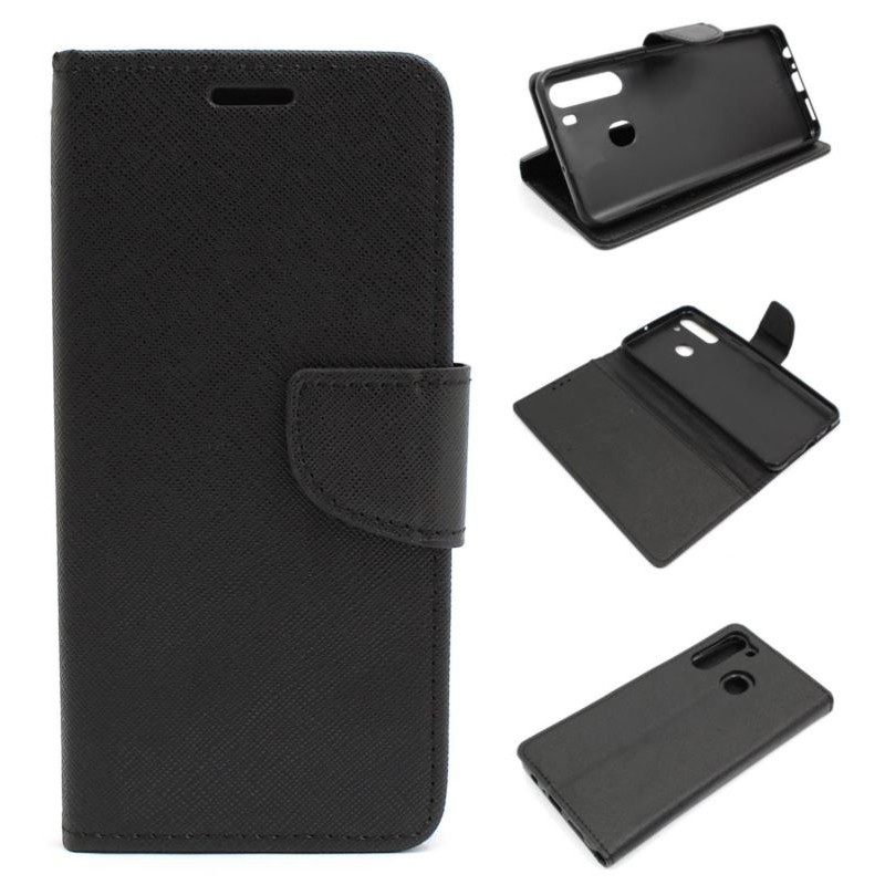 Etui Fancy Diary na telefon Samsung Galaxy A21 A215 czarne