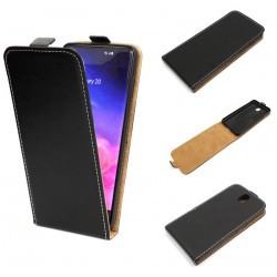 Etui pionowe z klapką SLIM FLEX na telefon LG K30 2019 X320 czarne HQ