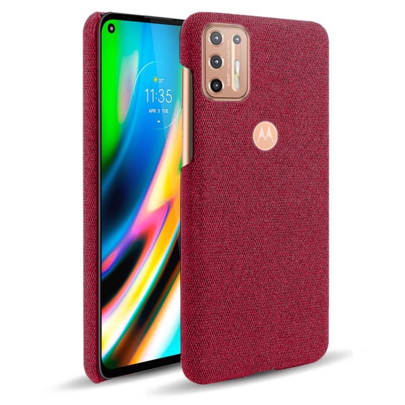 Etui Cloth Case na telefon motorola moto g9+ XT2087 czerwone