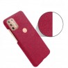 Etui Cloth Case na telefon motorola moto g9+ XT2087 czerwone