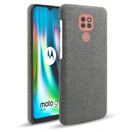 Etui Cloth Case na telefon motorola moto g9 / g9 play / e7+ szare