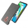 Etui Cloth Case na telefon motorola moto g9 / g9 play / e7+ szare