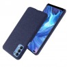 Etui Cloth Case na telefon OPPO Reno 4 CPH2113 granatowe
