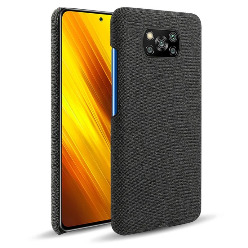 Etui Cloth Case na telefon Xiaomi POCO X3 NFC / Pro czarne