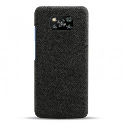 Etui Cloth Case na telefon Xiaomi POCO X3 NFC / Pro czarne