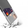 Etui z kieszonką Card Slot Case na telefon motorola moto g9+ XT2087 szare