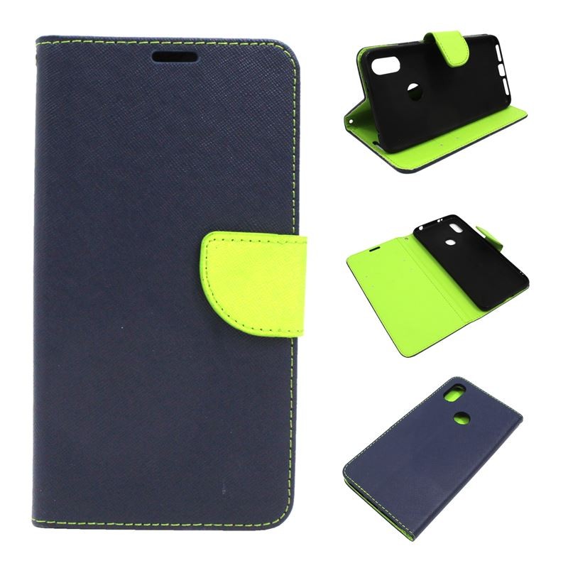 Etui Fancy Diary na telefon Xiaomi Redmi S2 granatowy