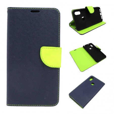 Etui Fancy Diary na telefon Xiaomi Redmi S2 granatowy