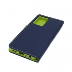 Etui Fancy Diary na telefon OPPO A57S A57 4G 5G A57e A77 5G granatowe