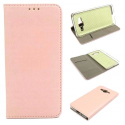 Etui Smart Magnet na telefon Samsung Galaxy Grand Prime G530 G531 jasnoróżowe