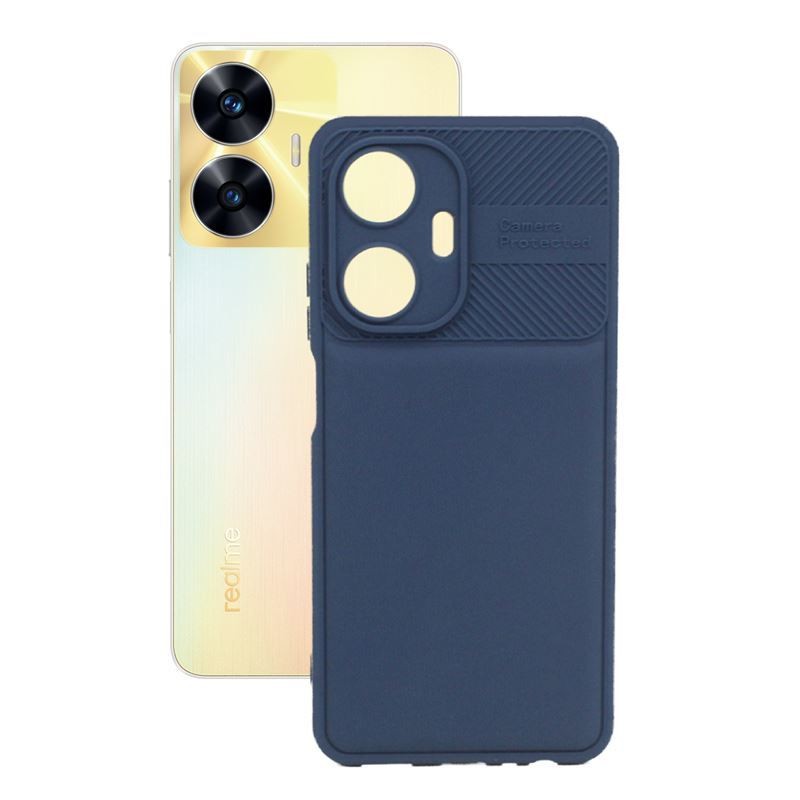 Etui Cross Case na telefon Realme C55 RMX3710 granatowe