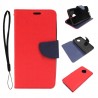 Etui Fancy Diary na telefon motorola moto e4+ XT1771 czerwone