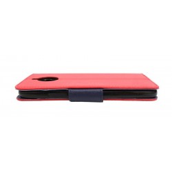 Etui Fancy Diary na telefon motorola moto e4+ XT1771 czerwone