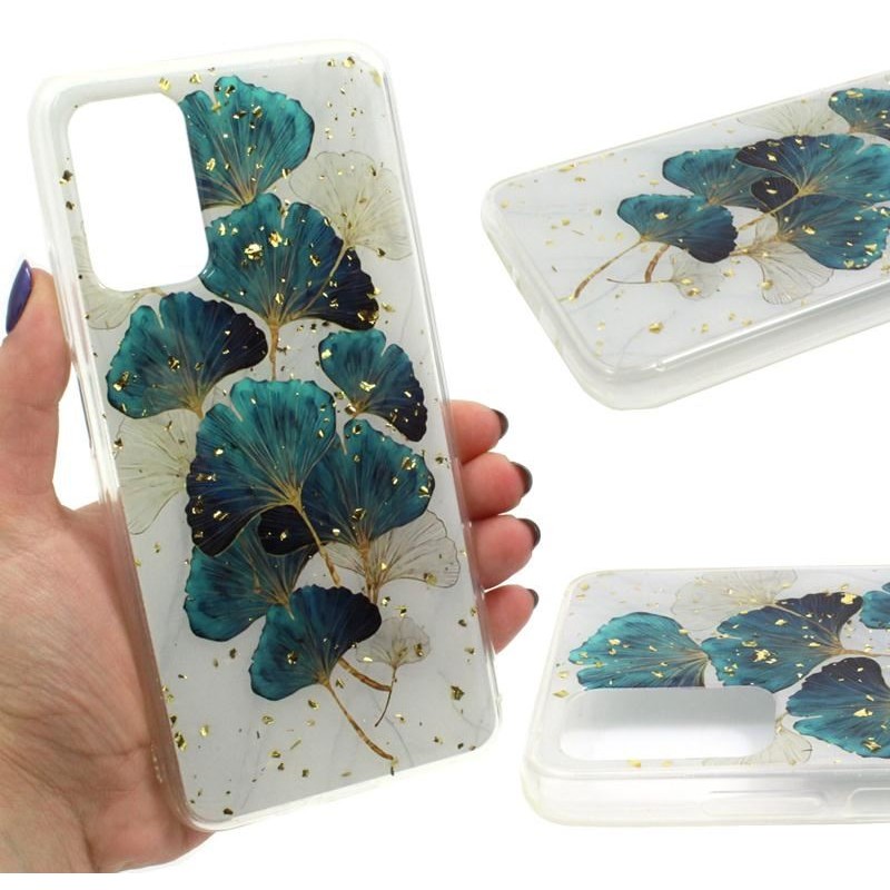 Etui Gold Glam na telefon Xiaomi POCO M3 / Redmi M3 listki